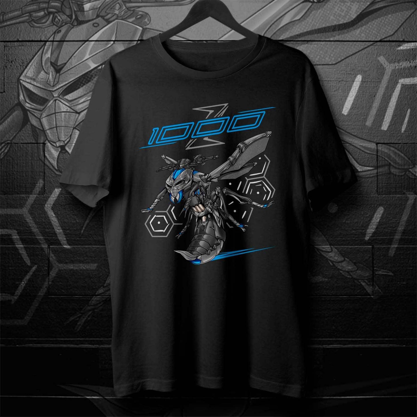 Kawasaki Z1000 2017-20 Inspired T-Shirt - Motorcycle Tee Shirt for Riders