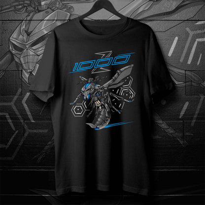 Kawasaki Z1000 2017-20 Inspired T-Shirt - Motorcycle Tee Shirt for Riders