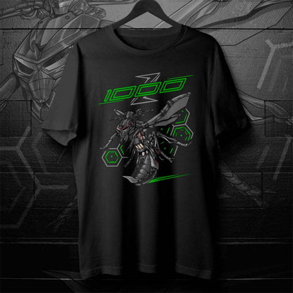 Kawasaki Z1000 2017-20 Inspired T-Shirt - Motorcycle Tee Shirt for Riders