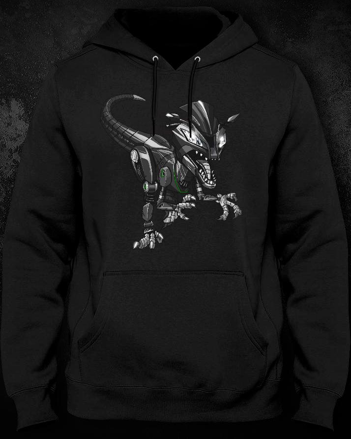 Kawasaki Ninja ZX-10R Inspired Hoodie - Motorcycle Sweatshirt for Riders