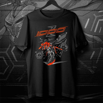 Kawasaki Z1000 2014-16 Inspired T-Shirt - Motorcycle Tee Shirt for Riders