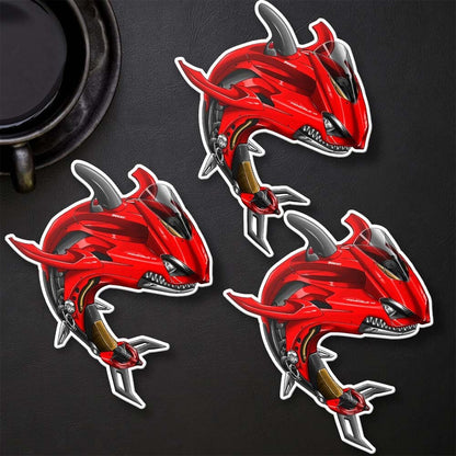 Ducati Panigale V2 Stickers - Set of 3 Motorcycle Decals for Riders