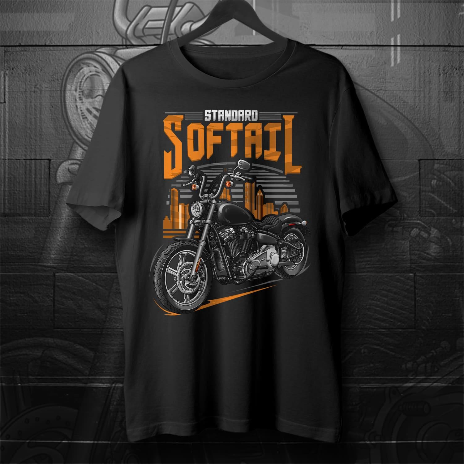 Harley Softail Standard FXST 2020-24 Inspired T-Shirt - Biker Motorcycle Tee Shirt