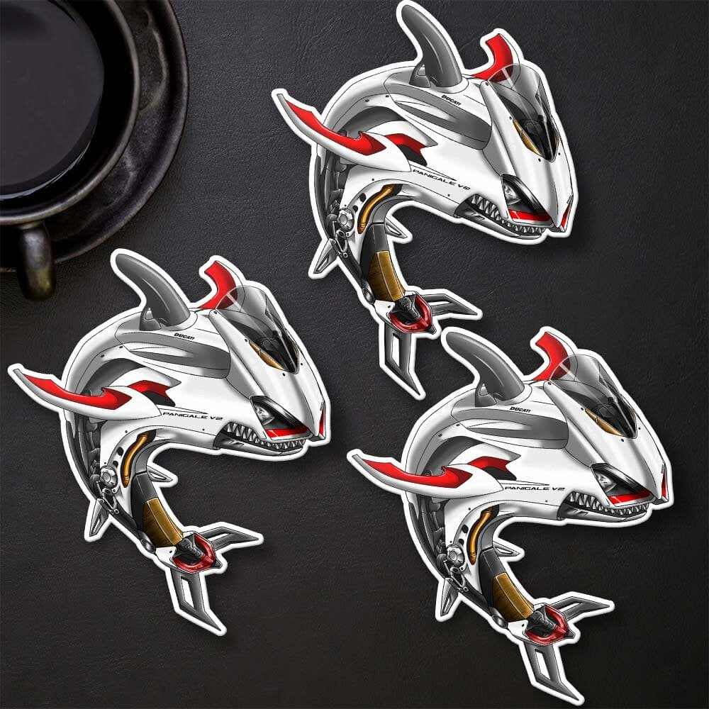 Ducati Panigale V2 Stickers - Set of 3 Motorcycle Decals for Riders