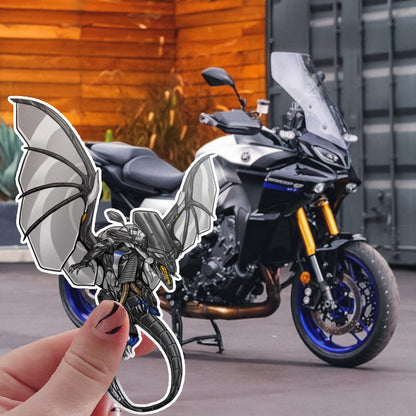 Yamaha Tracer 9 Inspired Stickers - Set of 3 Motorcycle Decals