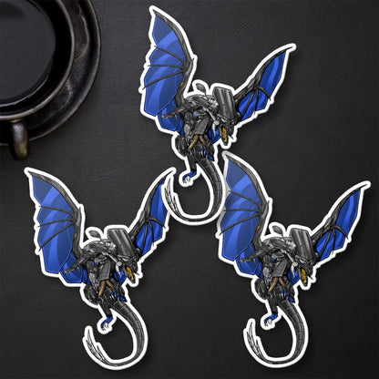 Yamaha Tracer 9 Inspired Stickers - Set of 3 Motorcycle Decals