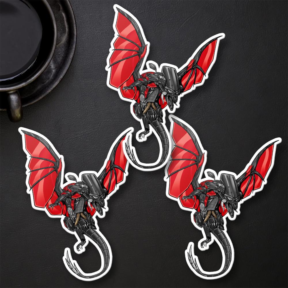 Yamaha Tracer 9 Inspired Stickers - Set of 3 Motorcycle Decals