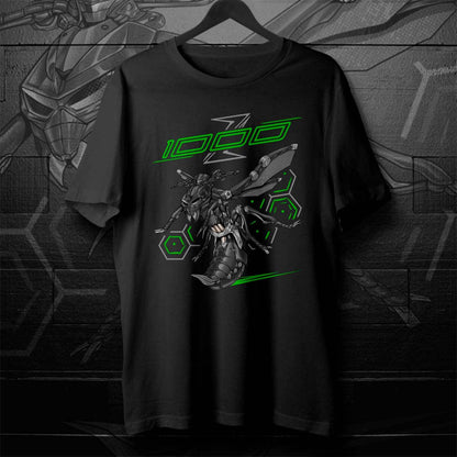 Kawasaki Z1000 2014-16 Inspired T-Shirt - Motorcycle Tee Shirt for Riders