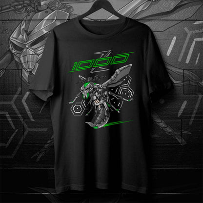 Kawasaki Z1000 2014-16 Inspired T-Shirt - Motorcycle Tee Shirt for Riders
