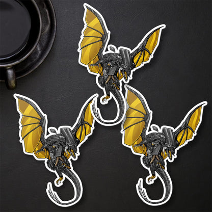 Yamaha Tracer 9 Inspired Stickers - Set of 3 Motorcycle Decals