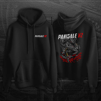 Ducati Panigale V2 Hoodie - Motorcycle Sweatshirt for Riders