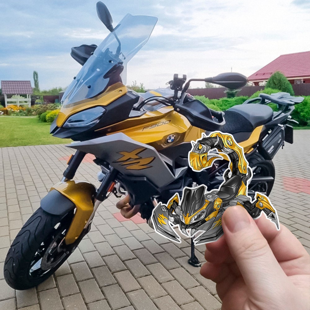 BMW F900XR Stickers - Set of 3 Motorcycle Decals for Motorrad Riders