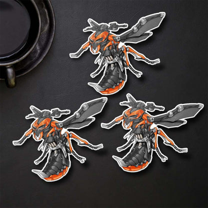Kawasaki Z1000 2017-20 Inspired Stickers - Set of 3 Motorcycle Decals for Riders