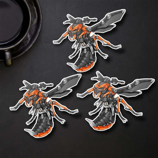 Kawasaki Z1000 2017-20 Inspired Stickers - Set of 3 Motorcycle Decals for Riders