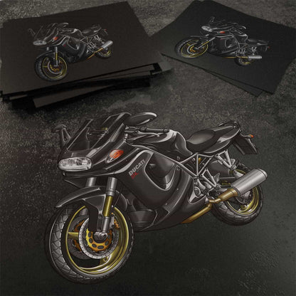 Ducati ST4 Stickers - Set of 3 Motorcycle Decals for Riders