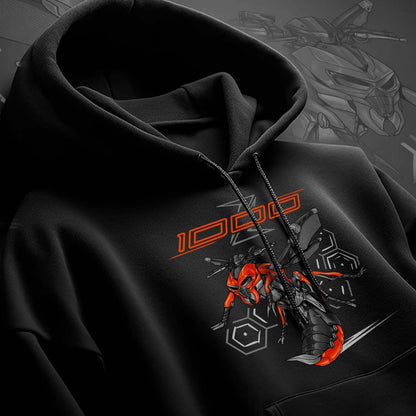 Kawasaki Z1000 2014-16 Inspired Hoodie - Motorcycle Sweatshirt for Riders