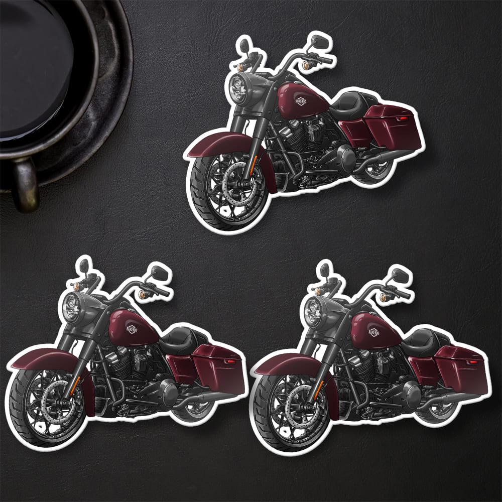 Harley Road King Special 2020-22 Inspired Stickers - Set of 3 Biker Motorcycle Decals