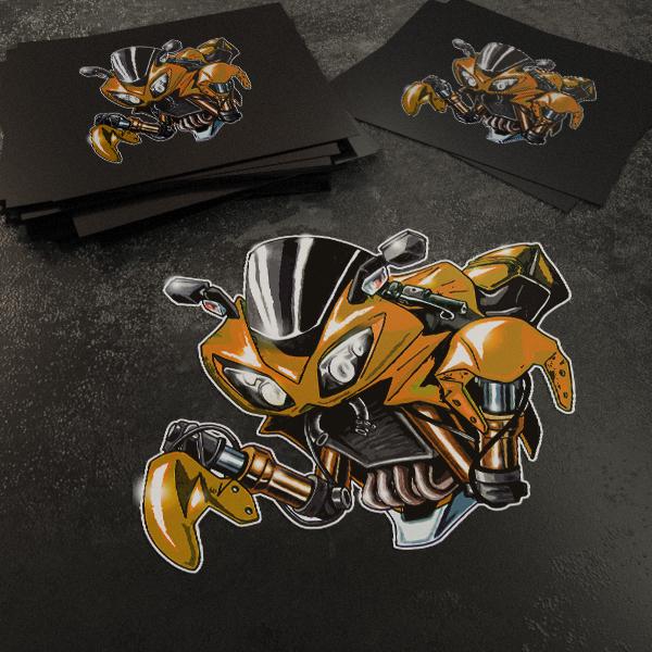 Kawasaki Ninja ZX-10R Inspired Stickers - Set of 3 Motorcycle Decals for Riders