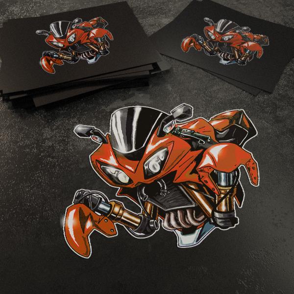 Kawasaki Ninja ZX-10R Inspired Stickers - Set of 3 Motorcycle Decals for Riders