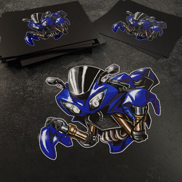 Kawasaki Ninja ZX-10R Inspired Stickers - Set of 3 Motorcycle Decals for Riders