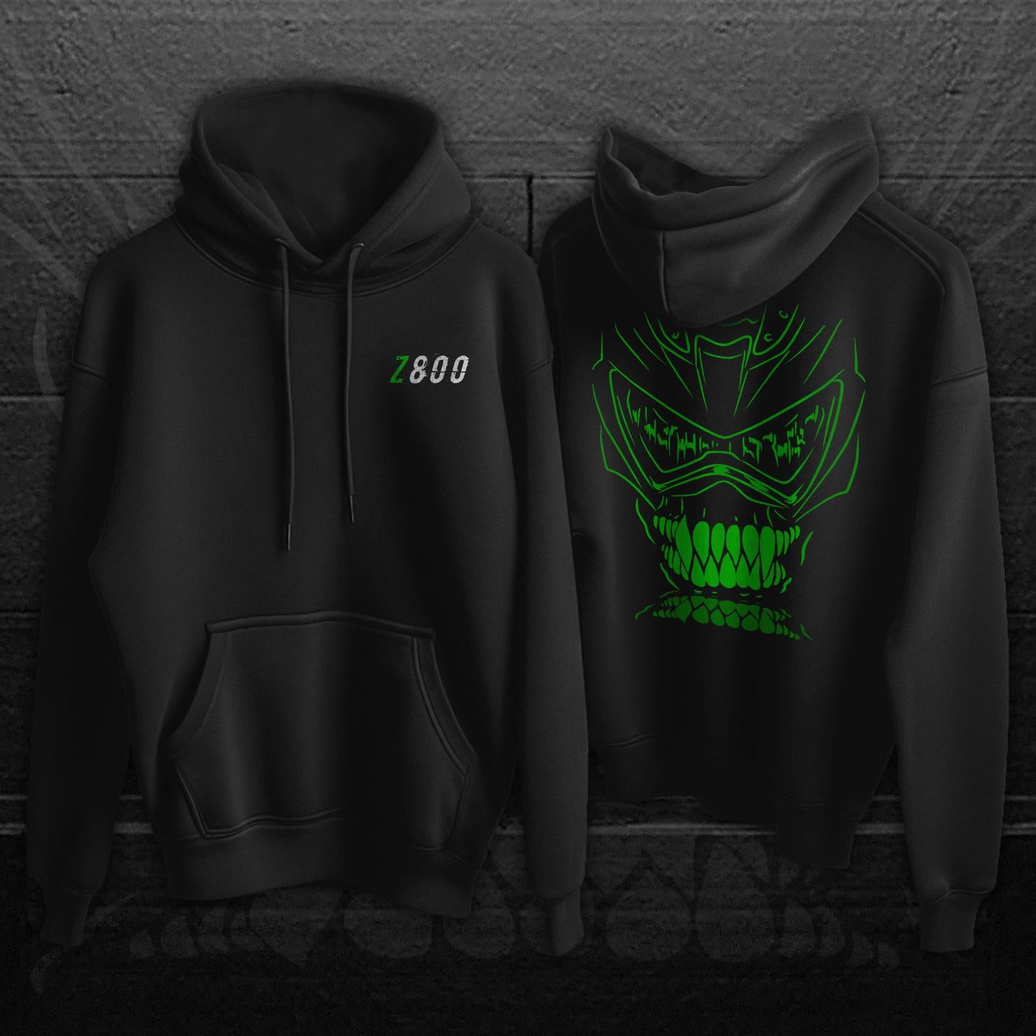 Kawasaki Z800 Inspired Hoodie - Motorcycle Sweatshirt for Riders