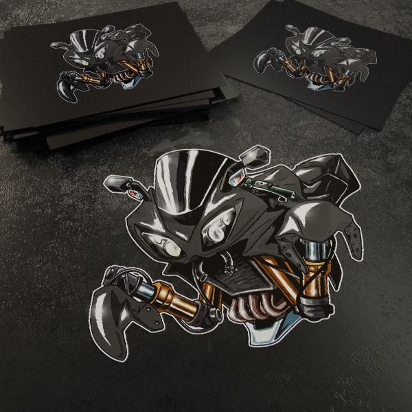 Kawasaki Ninja ZX-10R Inspired Stickers - Set of 3 Motorcycle Decals for Riders