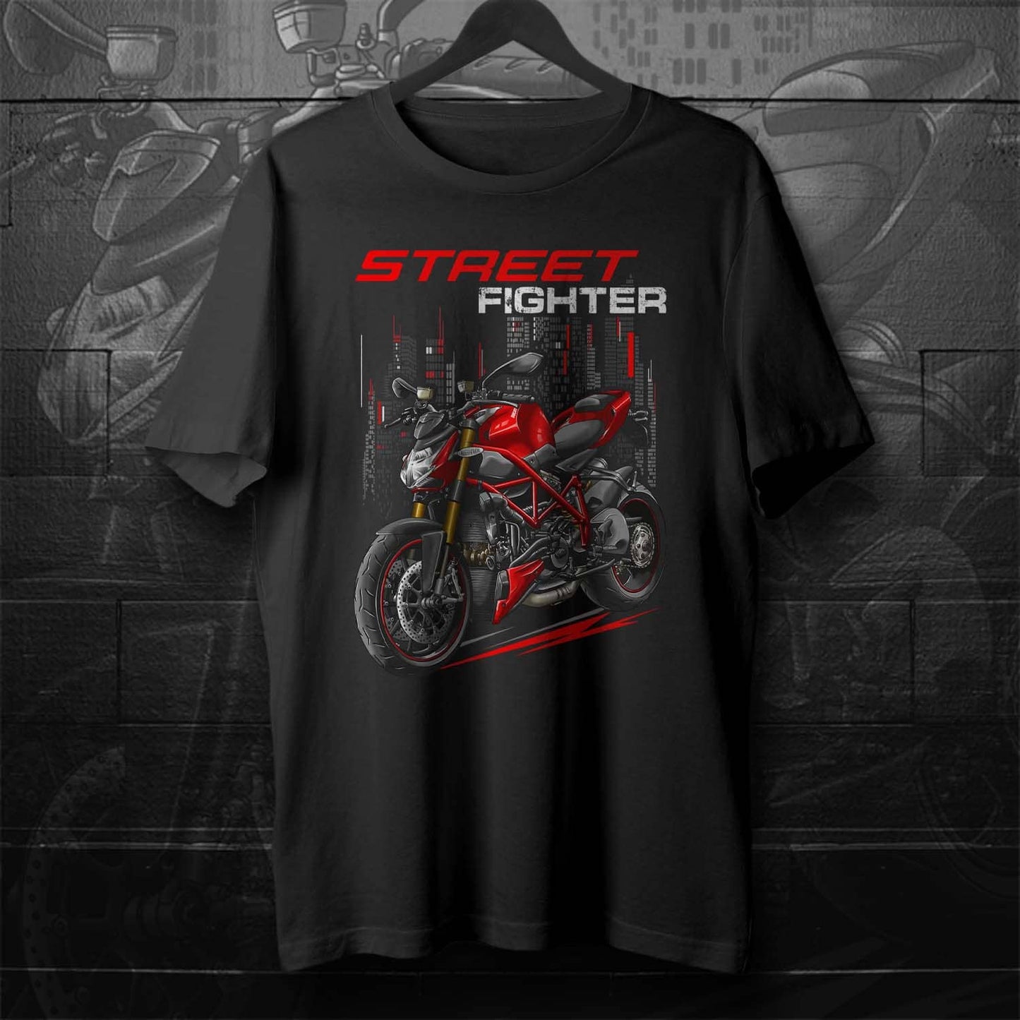 Ducati Streetfighter 1098 T-Shirt - Motorcycle Tee Shirt for Riders