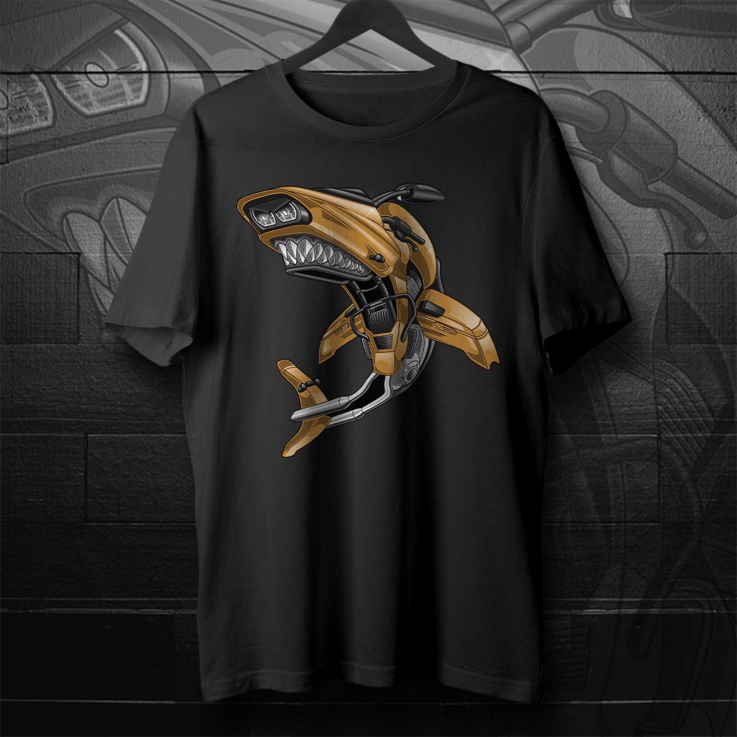 Harley Road Glide Inspired T-Shirt - Biker Motorcycle Tee Shirt