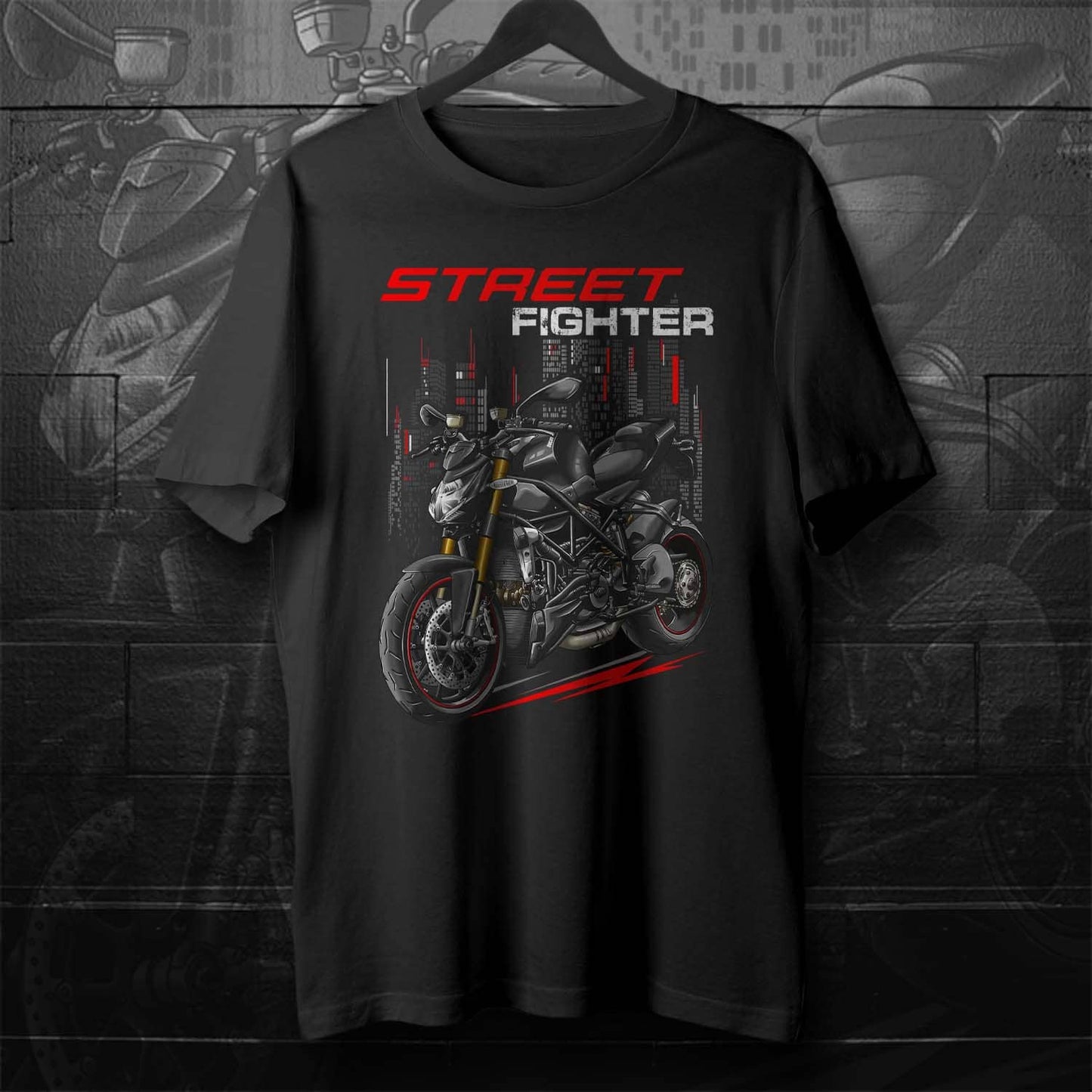 Ducati Streetfighter 1098 T-Shirt - Motorcycle Tee Shirt for Riders