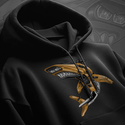 Harley Road Glide Inspired Hoodie - Biker Motorcycle Sweatshirt