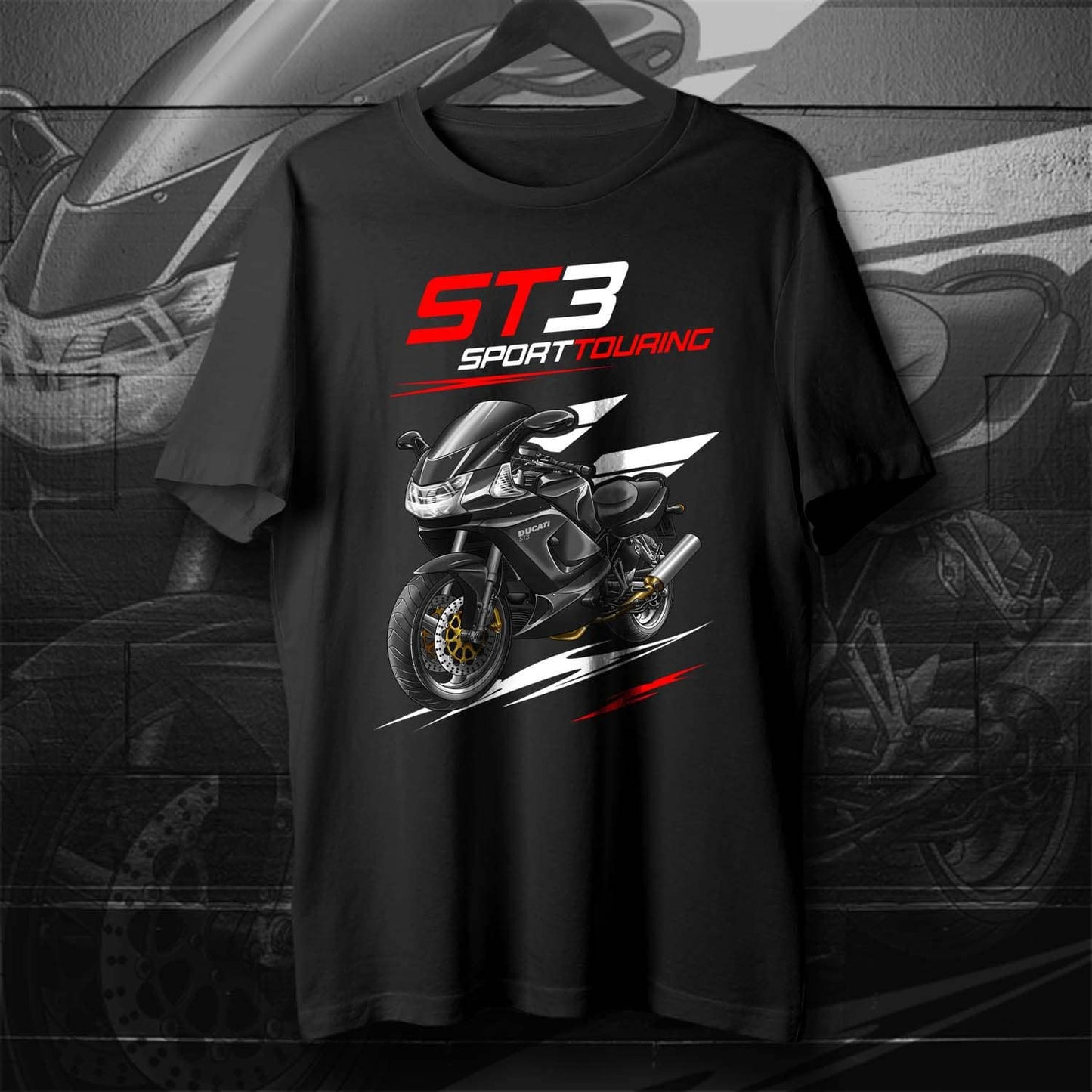 Ducati ST3 T-Shirt - Motorcycle Tee Shirt for Riders