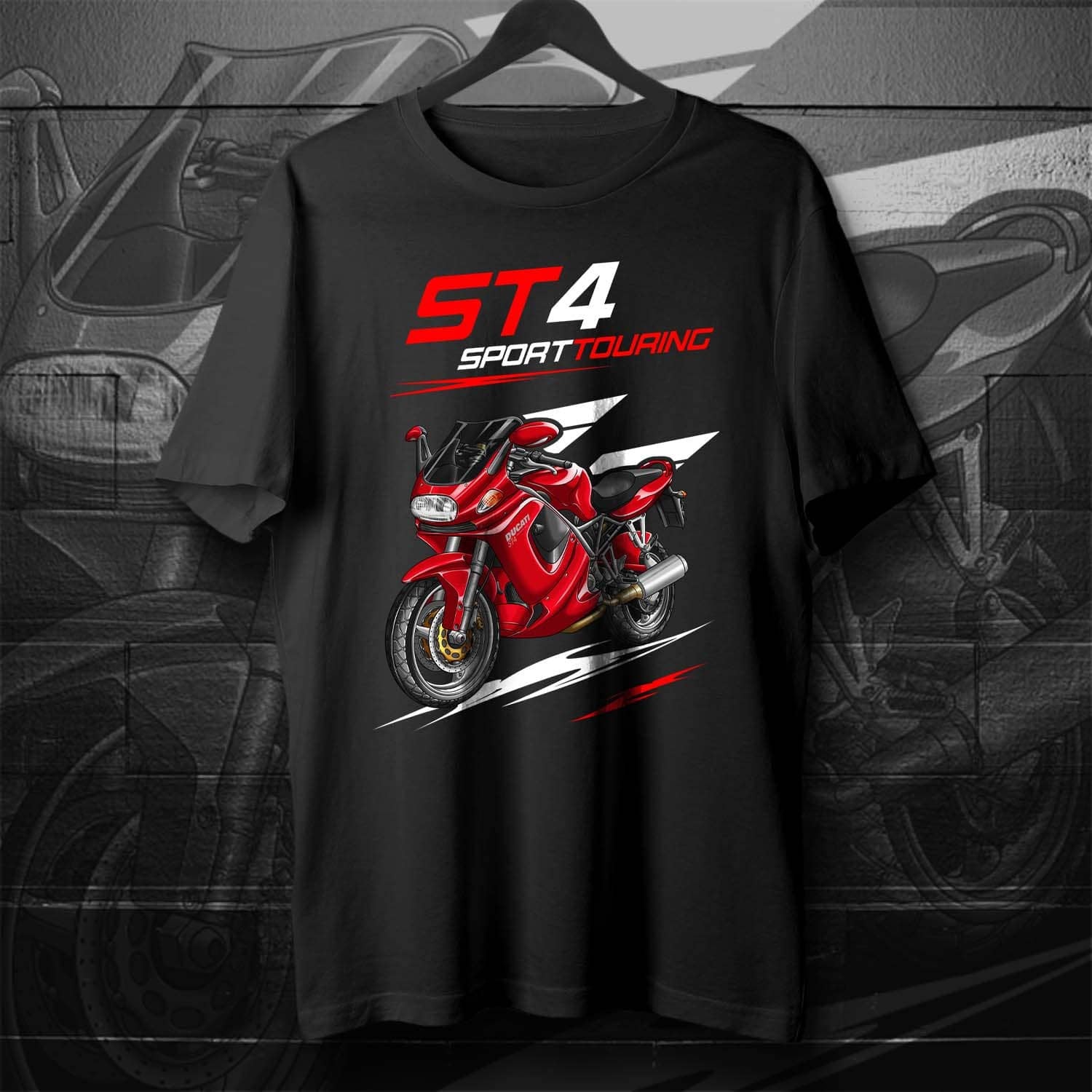 Ducati ST4 T-Shirt - Motorcycle Tee Shirt for Riders