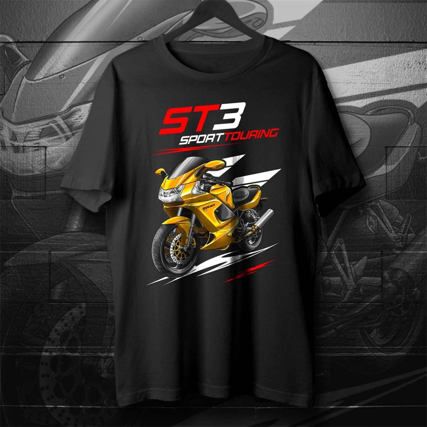 Ducati ST3 T-Shirt - Motorcycle Tee Shirt for Riders