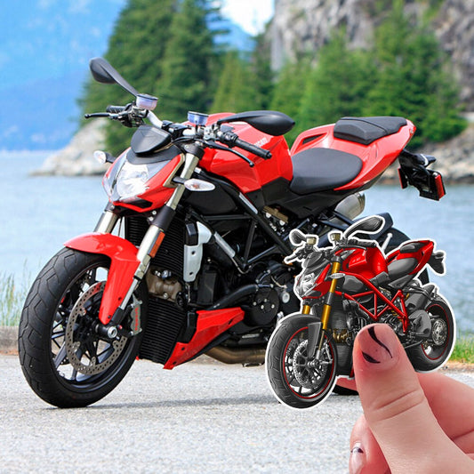 Ducati Streetfighter 1098 Stickers - Set of 3 Motorcycle Decals for Riders