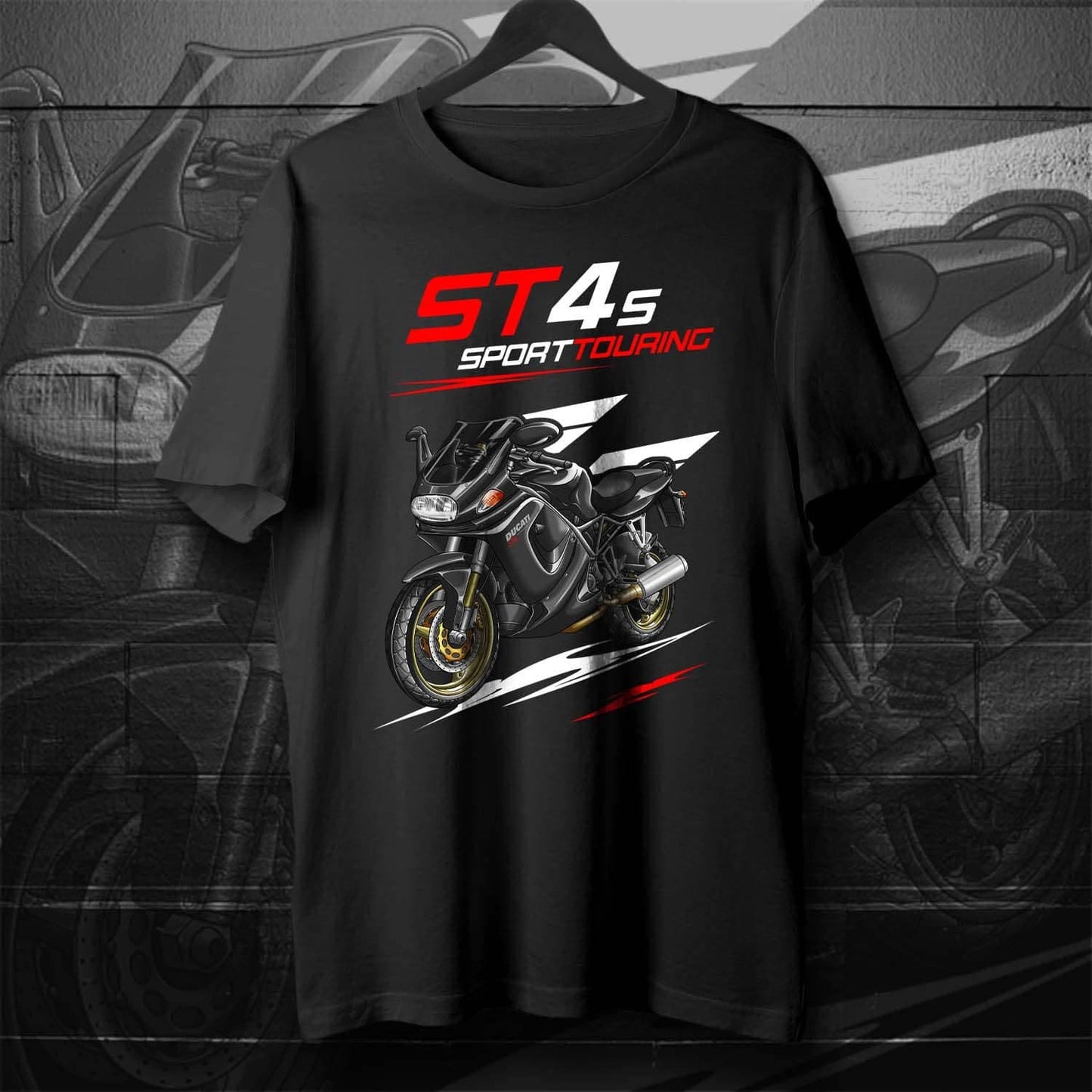 Ducati ST4 T-Shirt - Motorcycle Tee Shirt for Riders