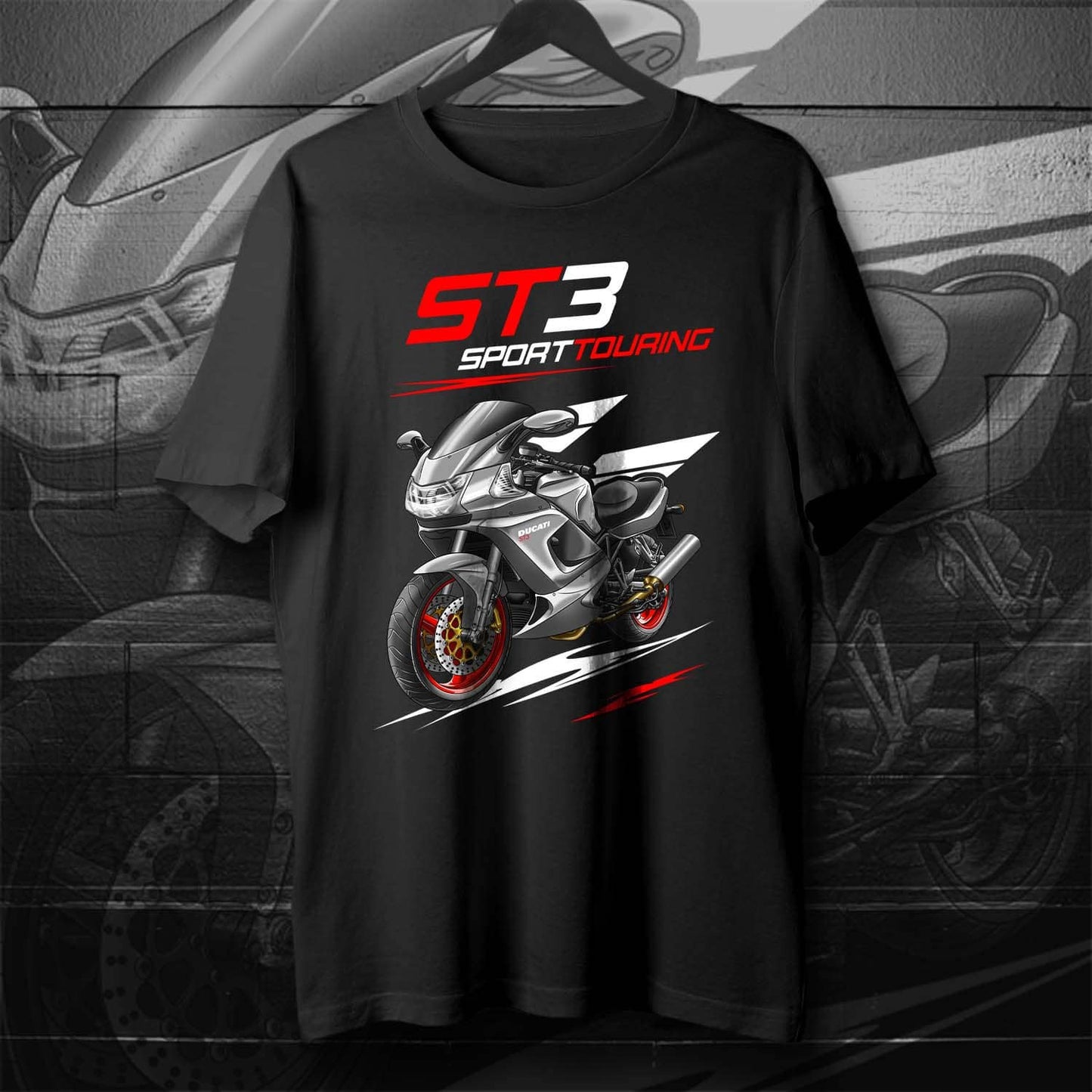 Ducati ST3 T-Shirt - Motorcycle Tee Shirt for Riders
