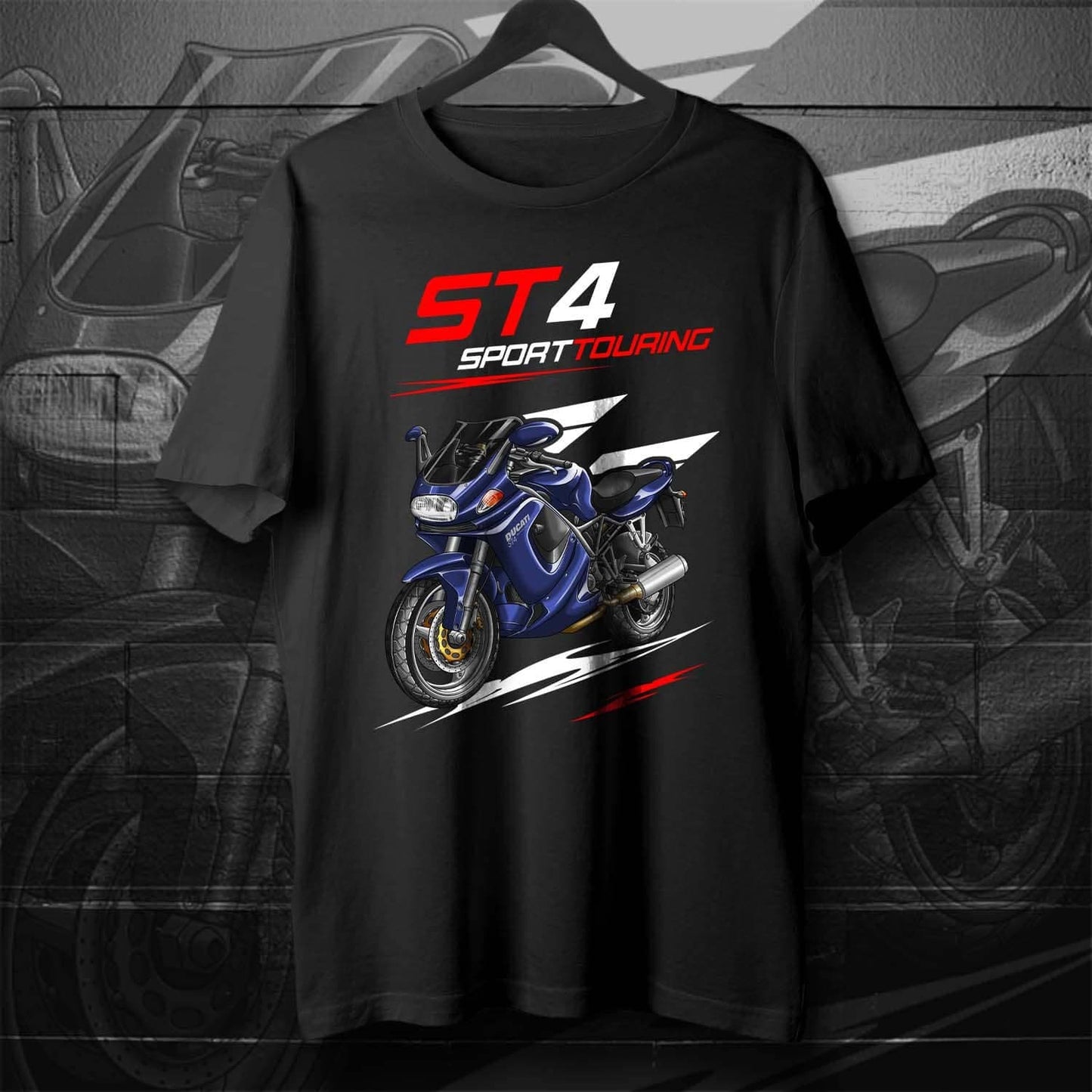 Ducati ST4 T-Shirt - Motorcycle Tee Shirt for Riders
