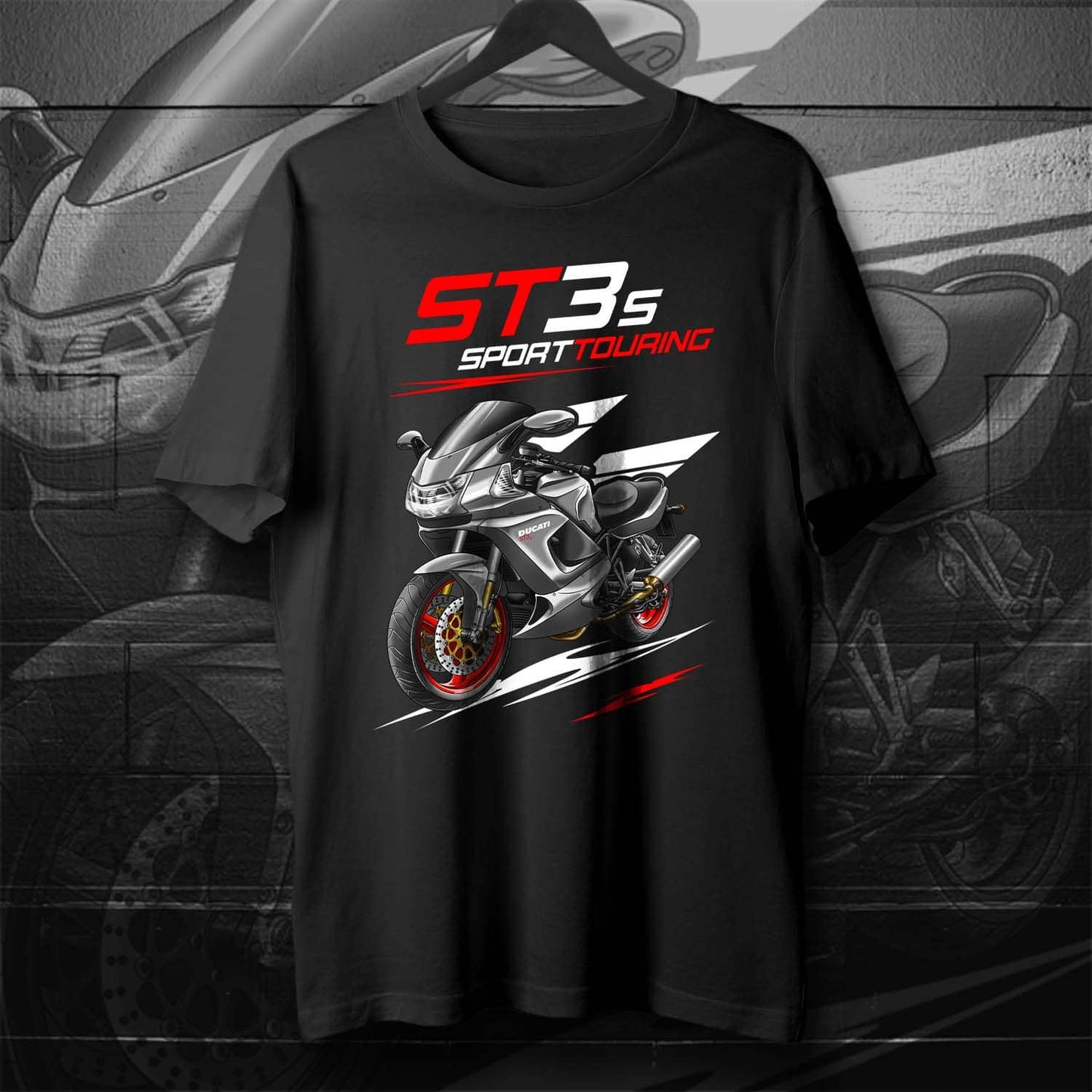 Ducati ST3 T-Shirt - Motorcycle Tee Shirt for Riders
