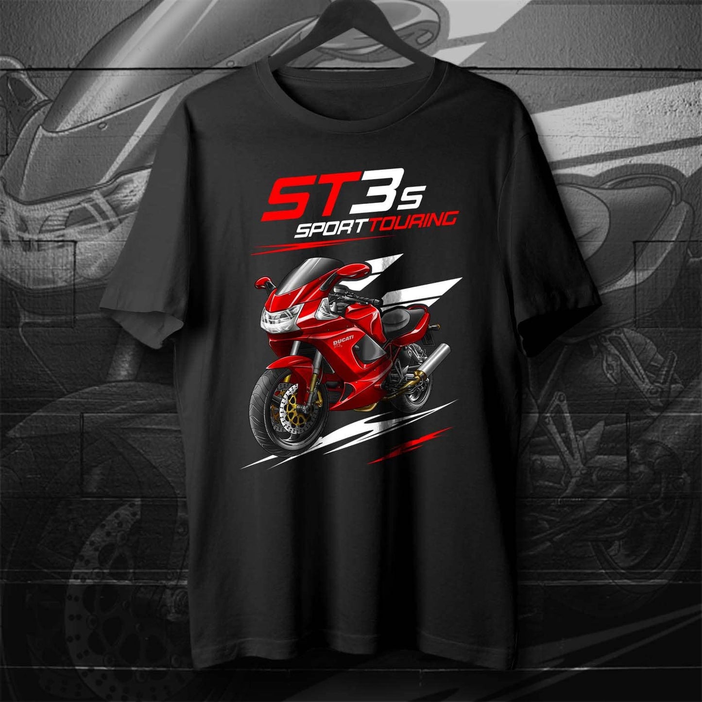 Ducati ST3 T-Shirt - Motorcycle Tee Shirt for Riders
