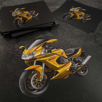Ducati ST3 Stickers - Set of 3 Motorcycle Decals for Riders