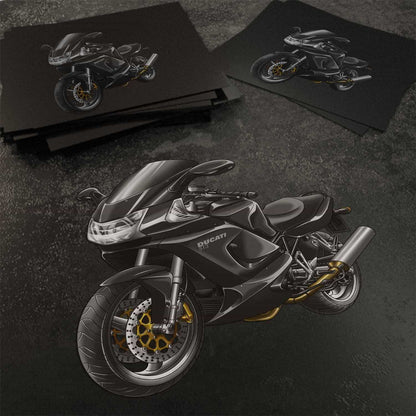 Ducati ST3 Stickers - Set of 3 Motorcycle Decals for Riders