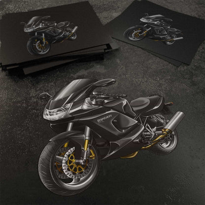 Ducati ST3 Stickers - Set of 3 Motorcycle Decals for Riders