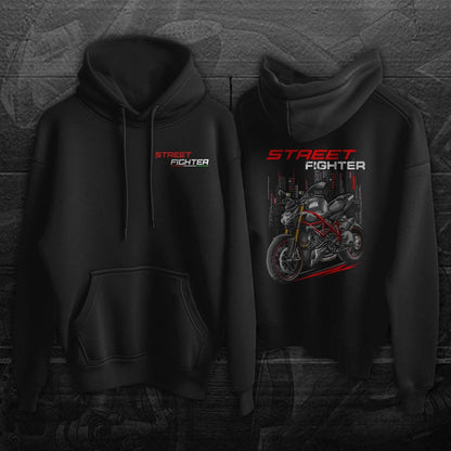 Ducati Streetfighter 1098 Hoodie - Motorcycle Sweatshirt for Sportbike Riders