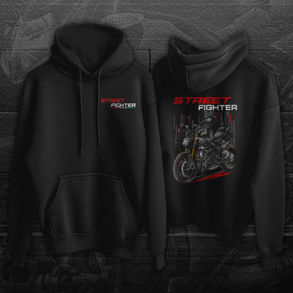 Ducati Streetfighter 1098 Hoodie - Motorcycle Sweatshirt for Sportbike Riders