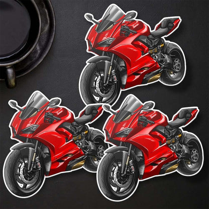Ducati Panigale V2 Stickers - Set of 3 Motorcycle Decals for Sportbike Riders