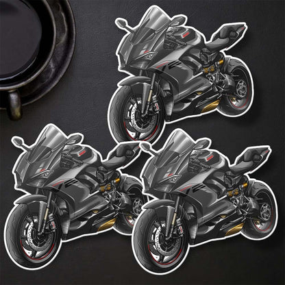 Ducati Panigale V2 Stickers - Set of 3 Motorcycle Decals for Sportbike Riders