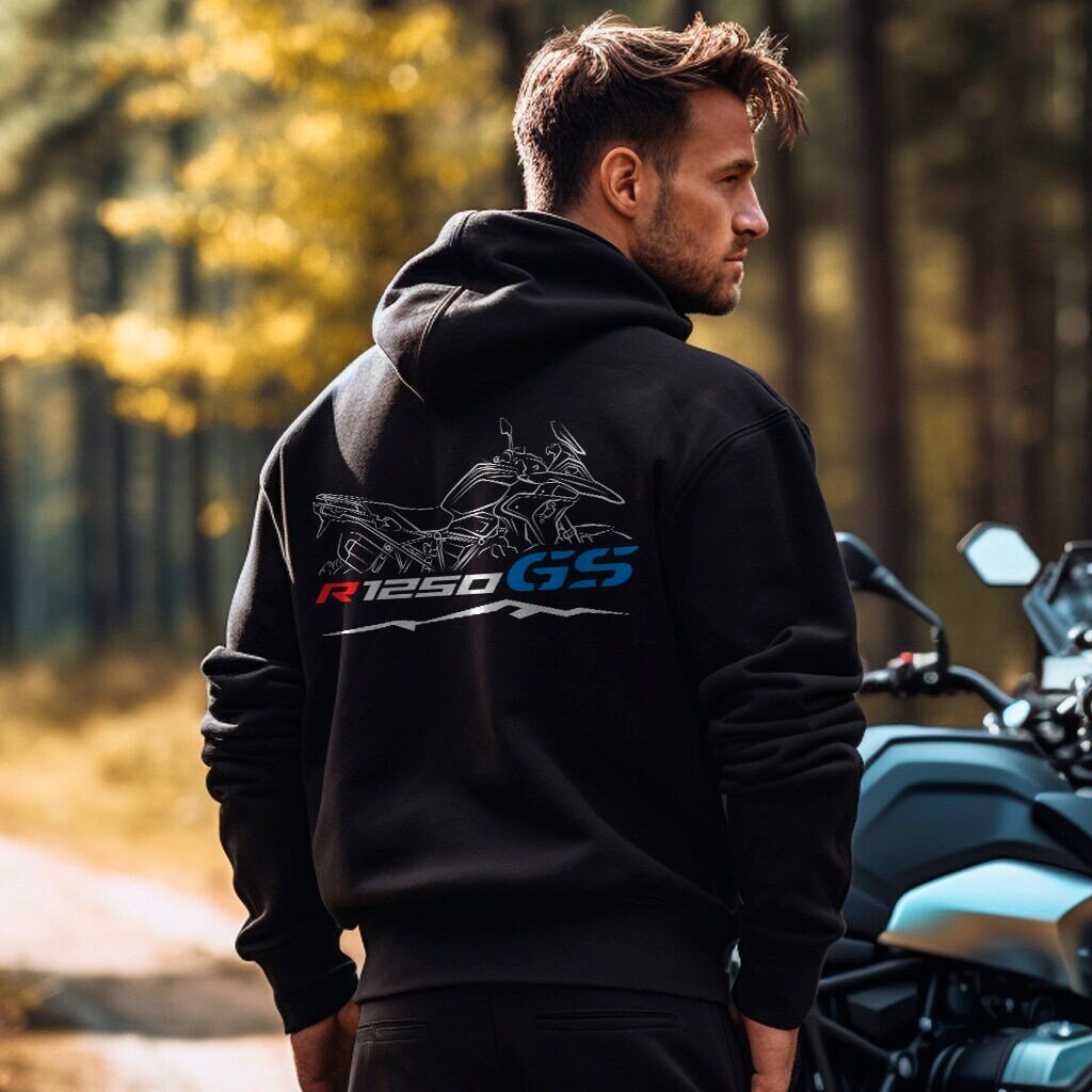 BMW R1250GS Hoodie - Motorcycle Sweatshirt for Motorrad ADV Riders