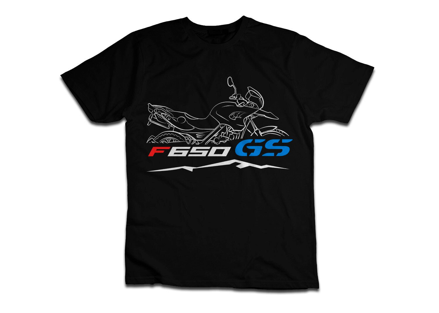 BMW F650GS T-Shirt - Motorcycle Tee Shirt for Riders