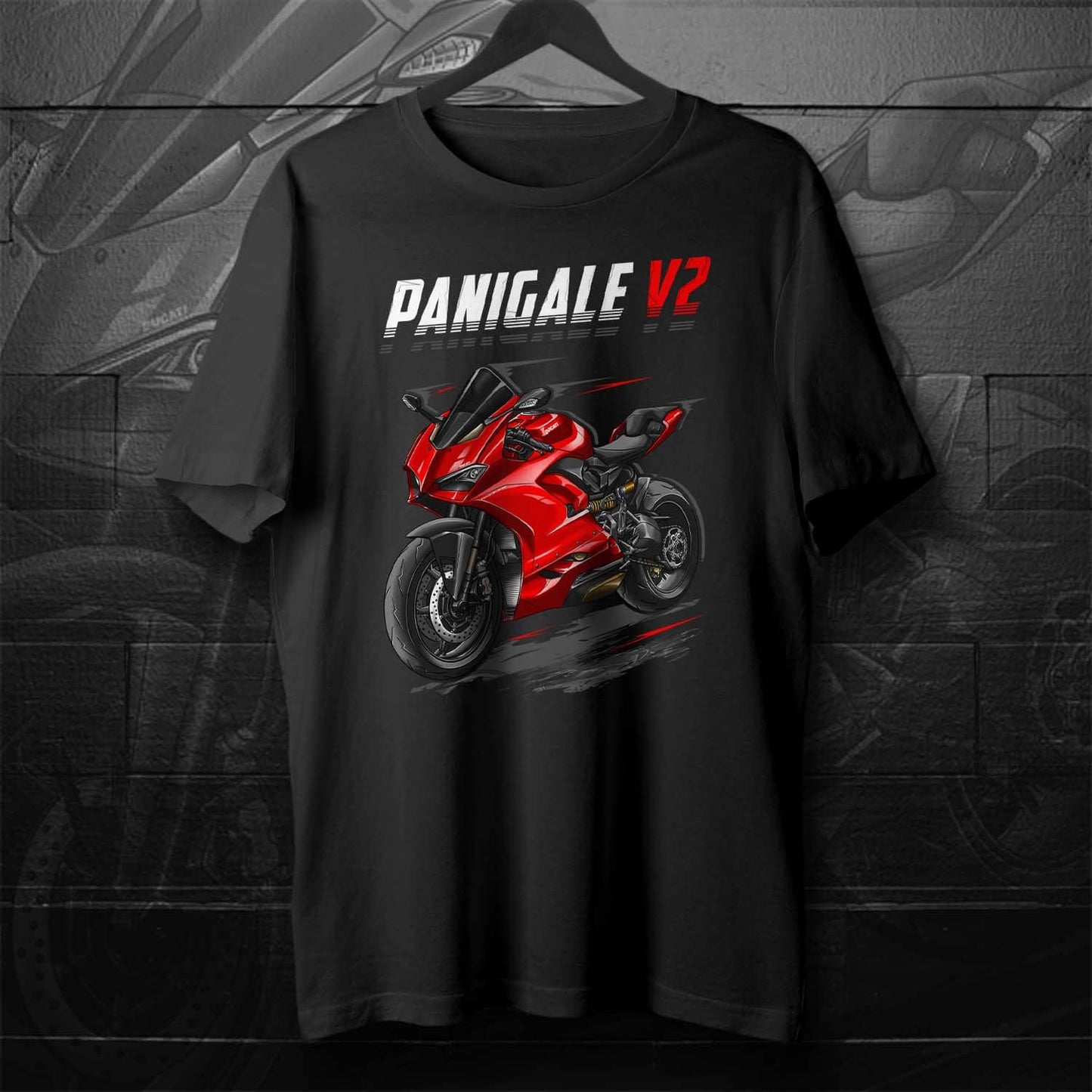 Ducati Panigale V2 T-Shirt - Motorcycle Tee Shirt for Sportbike Riders
