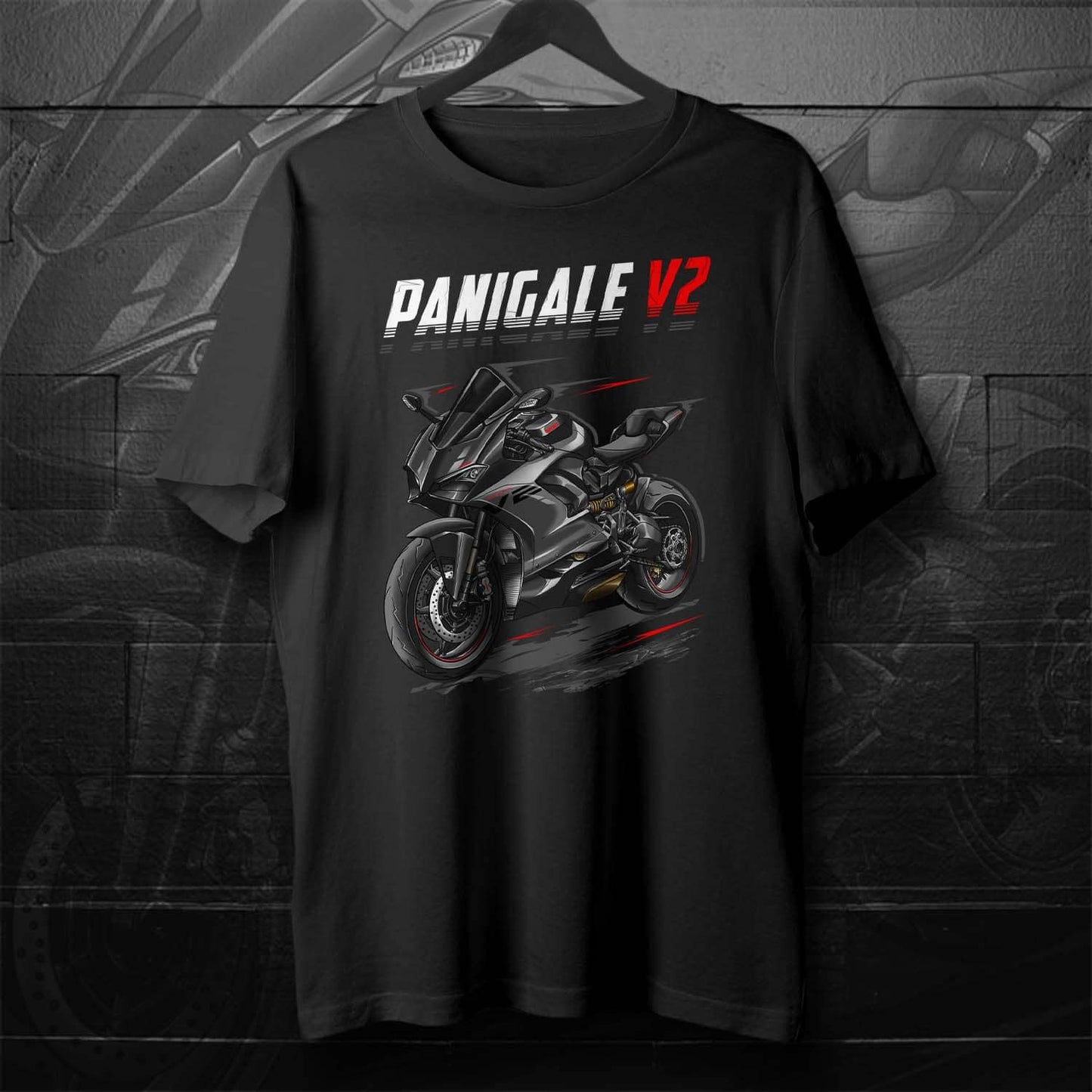 Ducati Panigale V2 T-Shirt - Motorcycle Tee Shirt for Sportbike Riders